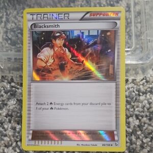 Pokemon Trainer Blacksmith Card